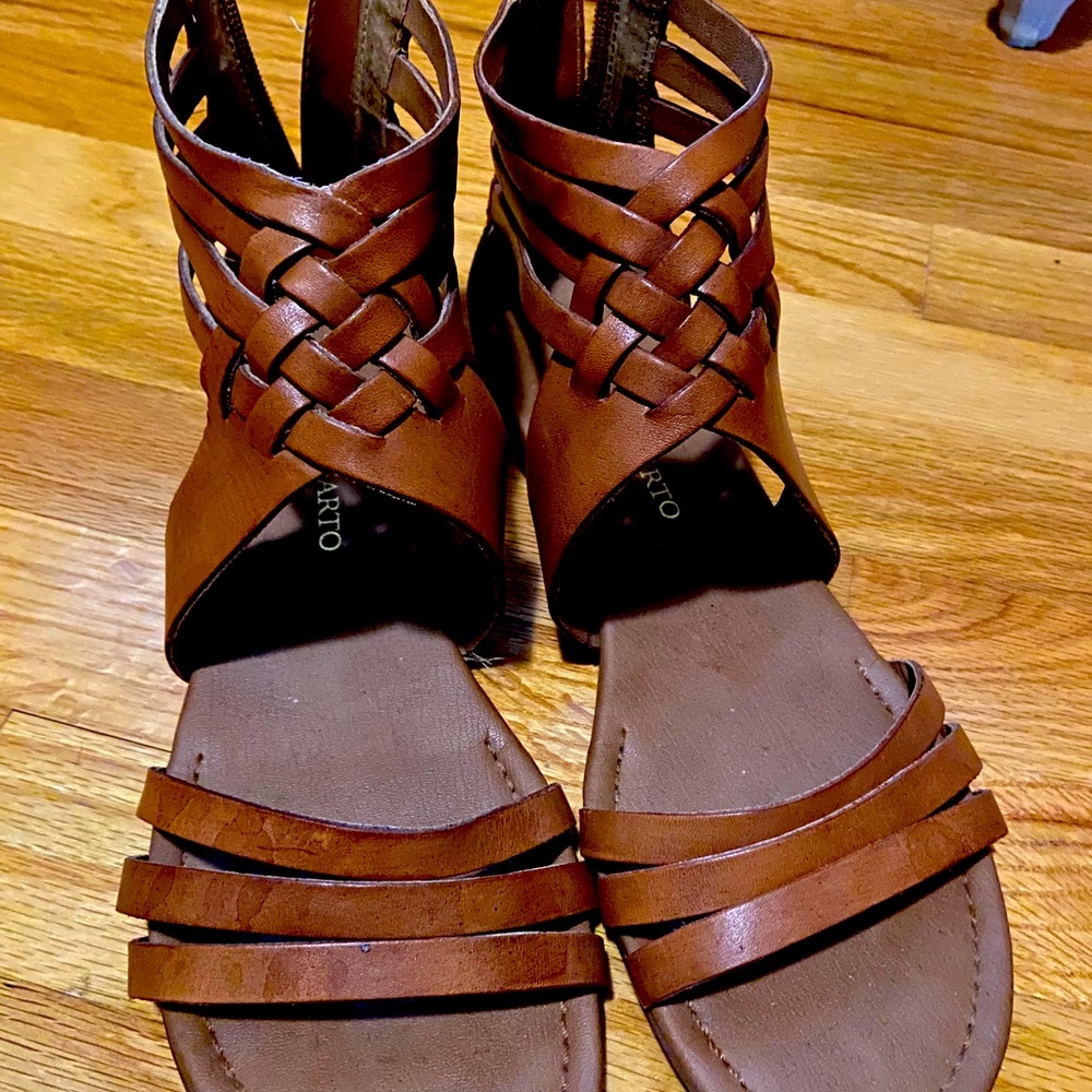 Franco sarto leather sandals
